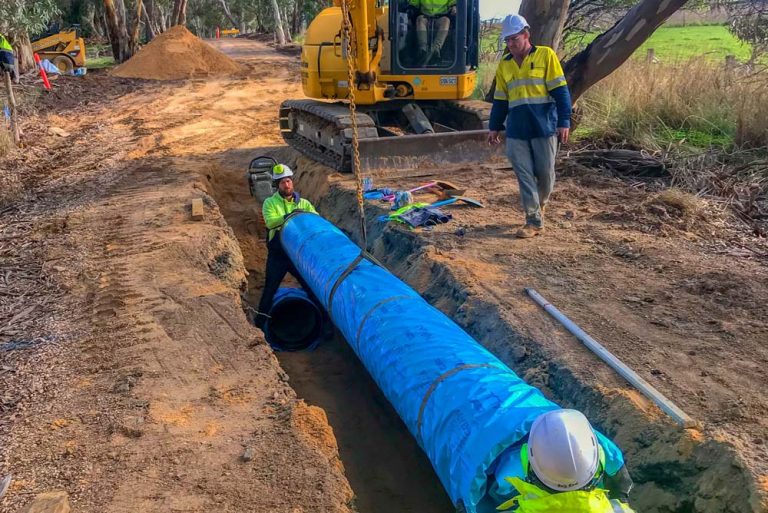 Mount Barker, 450mm DICL Watermain AR Contracting Service