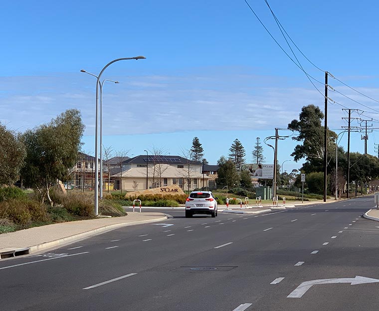 St Clair, Torrens Rd / Hill Smith Boulevard Intersection Works